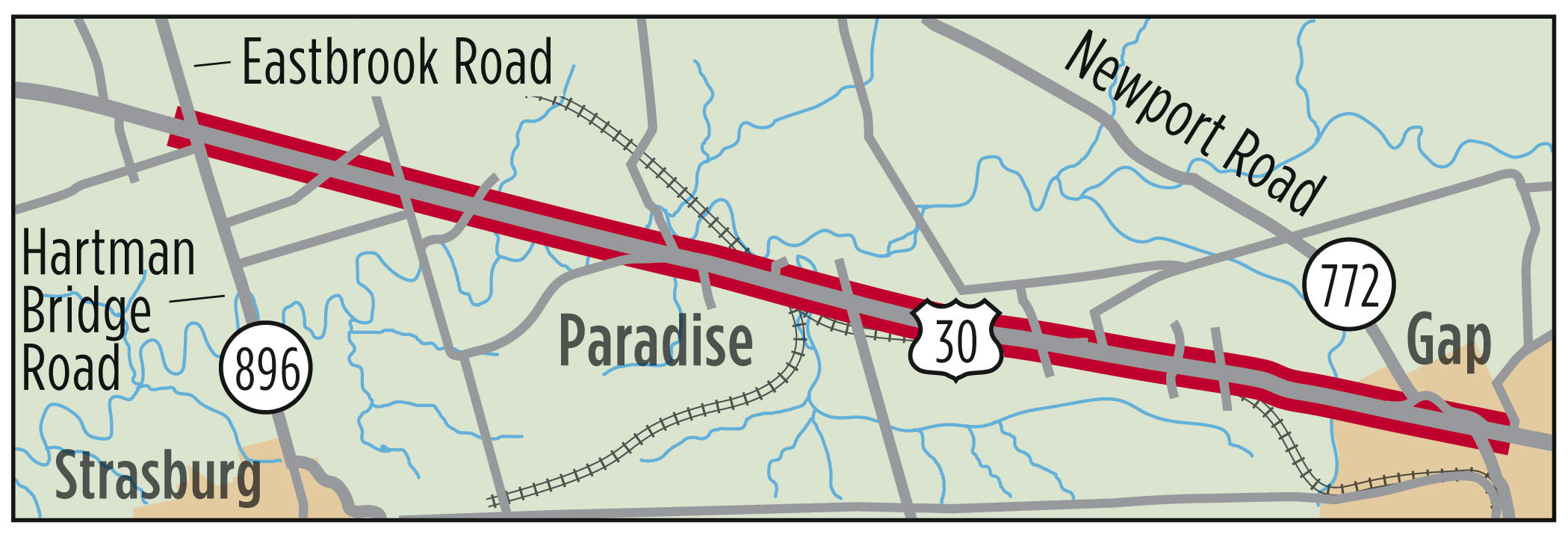 Lanc Co Dangerous ROADS_MAP.indd
